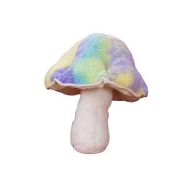 Mushroom Floor Pillow Sofa Cushion Home Decoration Reading Pillow (Purple, 32cm)