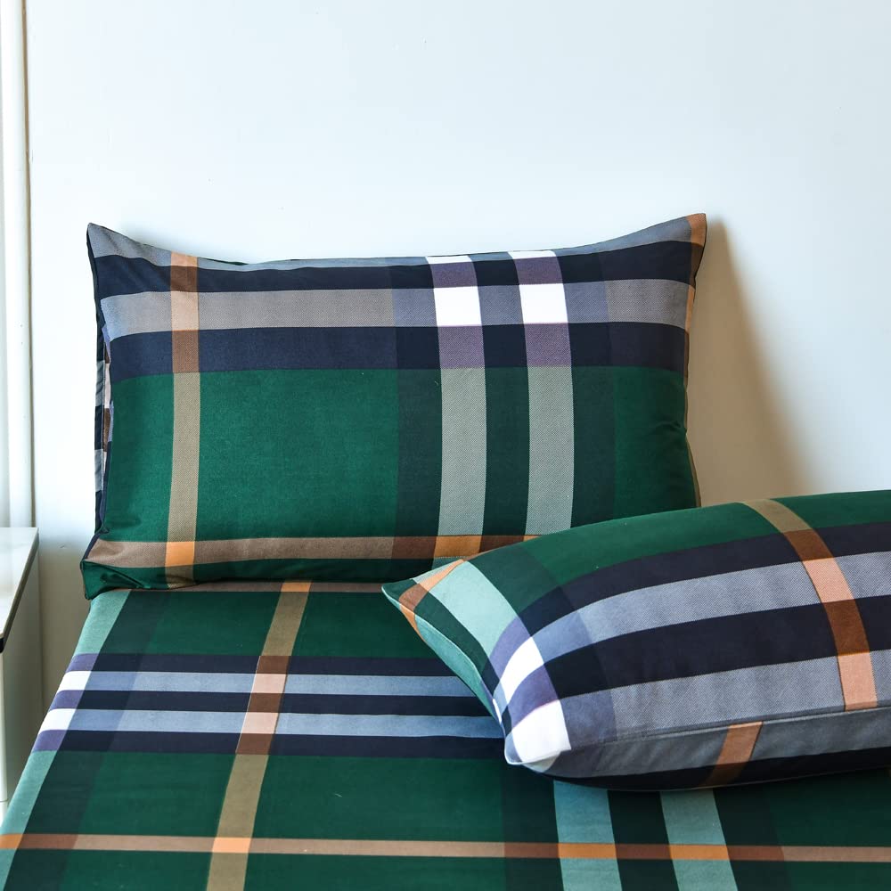 Buffalo Check Grid Fitted Sheet Twin (Flat Sheet Not Included)