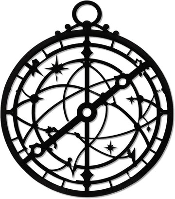 Celestial Armillary Sphere Metal Wall Art, Metal Signs, Metal Outdoor Decor, Wall Art Decor, Vintage Middle Ages