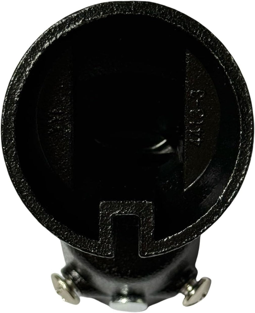 Sloped Ceiling Adapter for Ceiling Fans - Fits Vaulted Ceilings up to 45°, Black