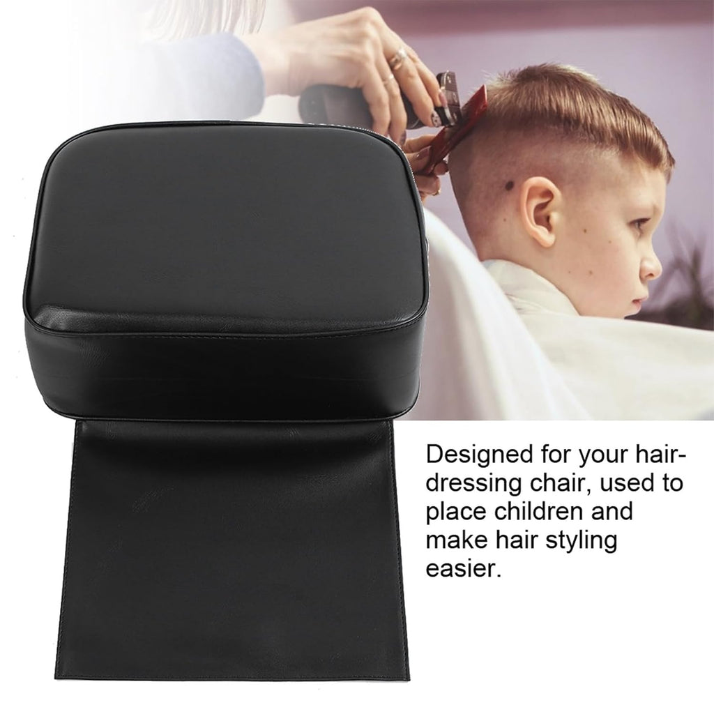 Salon Booster Seat Cushion, Children Leather Cushion Pads, Barber Booster Seat for Salon Styling Chair, Barber