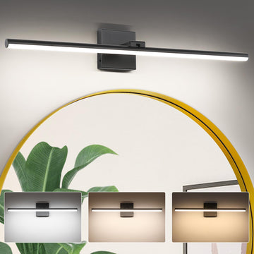 LED Bathroom Vanity Light, Modern Bathroom Light Fixture Over Mirror (3000K/4000K/6000K, Dimmable), Vanity Light Bar