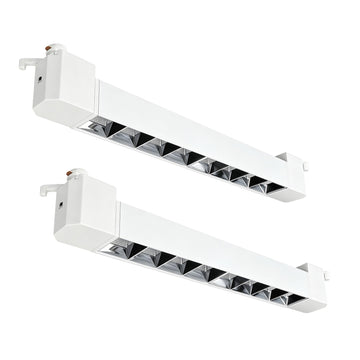 LED Track Lighting Heads H Type Track Light Fixtures Grille Light Modern Ceiling Spotlight Accent Art Shop