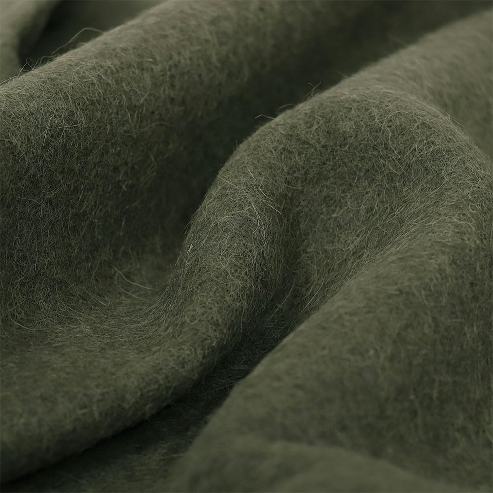 Superfine Alpaca Wool Throw Blanket - Lightweight Alpaca Merino Wool Throw Blankets | Soft Peruvian Alpaca Blanket