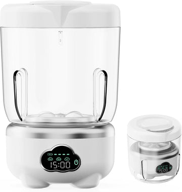 Mini Underwear Washing Machine, Portable Washing Machine, Upgrade 1.6L Foldable Mini Washer with 3 Modes, Rechargeable