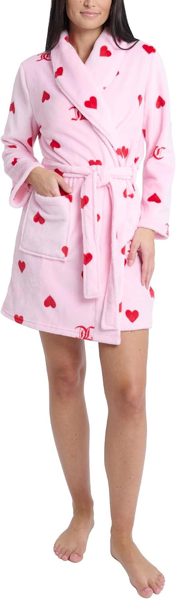 Women's Super Soft Luxe Plush Shawl Collar Robe