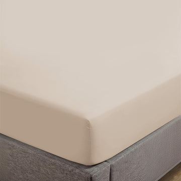 & Stitch 1 Piece Fitted Sheet Full Size 500 Piece 100% Cotton Sateen Weave Soft, Cooling, Hotel Luxury and