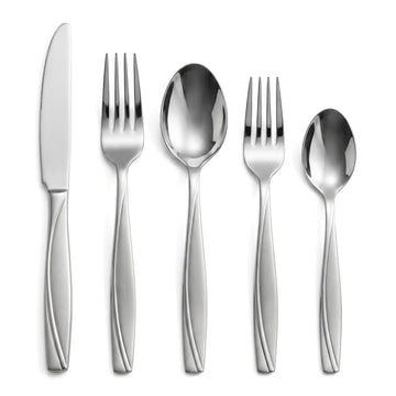 30-Piece Stainless Stee Silverware Set for 6