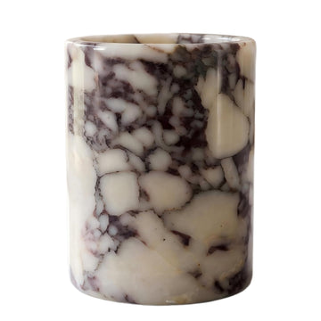 Marble Wine Chiller Bucket, Calacatta Viola Kitchen Utensil Holder