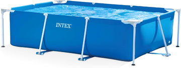 Metal Frame 9ft 10in x 6ft 6.75in x 29.5in Above Ground Swimming Pool | 28272EH -Pool Only (Pump Not Included)