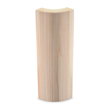 5.5" x 5/8" Rounded Outside Bullnose Corner Baseboard Trim Block. (6)