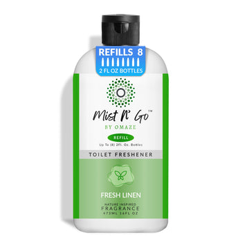 By OMAZE Bathroom Odor Spray for Toilet Spray Refill Bottle - Multitasking Toilet Spray - Bathroom Spray Odor