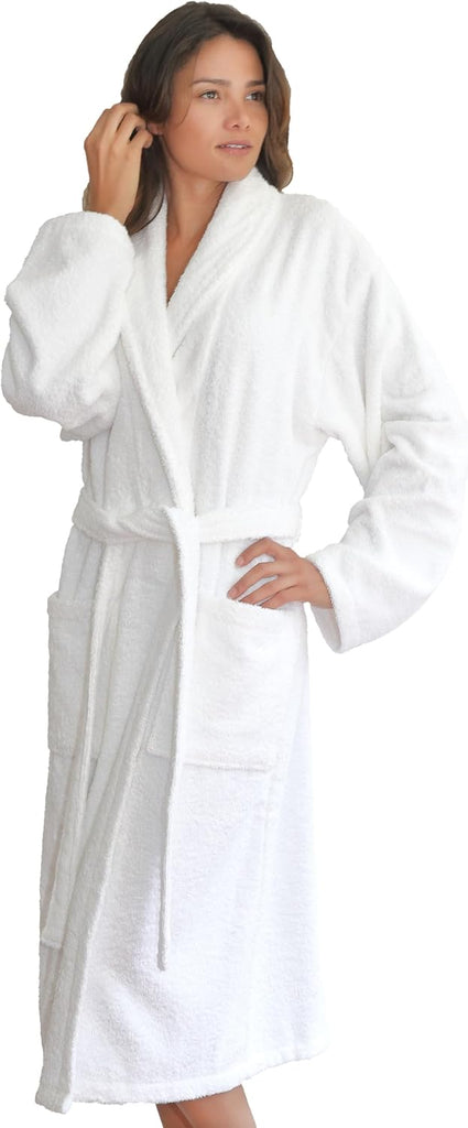 Aristocrat Custom Embroidered 100% Turkish Cotton Bathrobe -Personalized Robe, Soft Terry Cloth Unisex Bathrobe