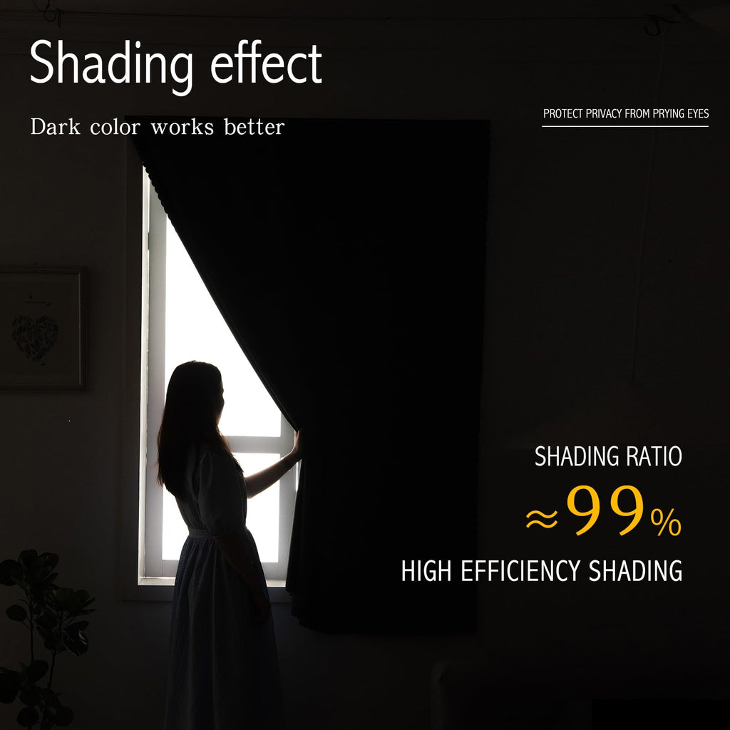 Magic Tape Stick On Curtains Window Shades Pull Down Blackout Window Cover Blackout Curtains No Drillng Self Adhesive