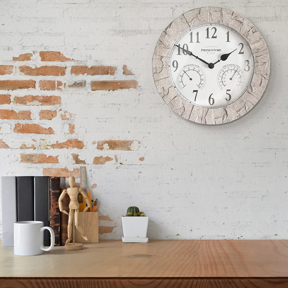 Sandstone Outdoor Clock - Coastal Sandstone