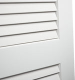 Louver-Louver Plantation Interior Door Slab, White (80x18)