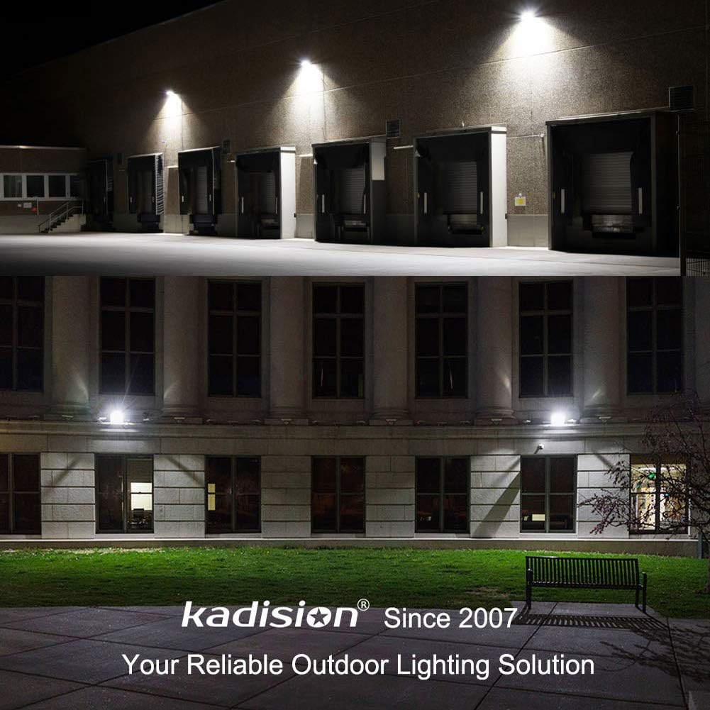 LED Flood Light Outdoor 50W, 6500LM (200W HPS/MH Equiv.) 5000K Daylight, Waterproof Knuckle Mount LED Outdoor Flood