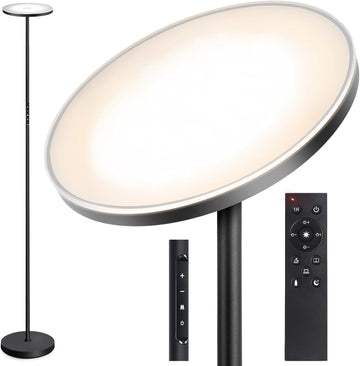 Floor Lamp, 30W/3000LM LED Modern Torchiere Sky Lamp
