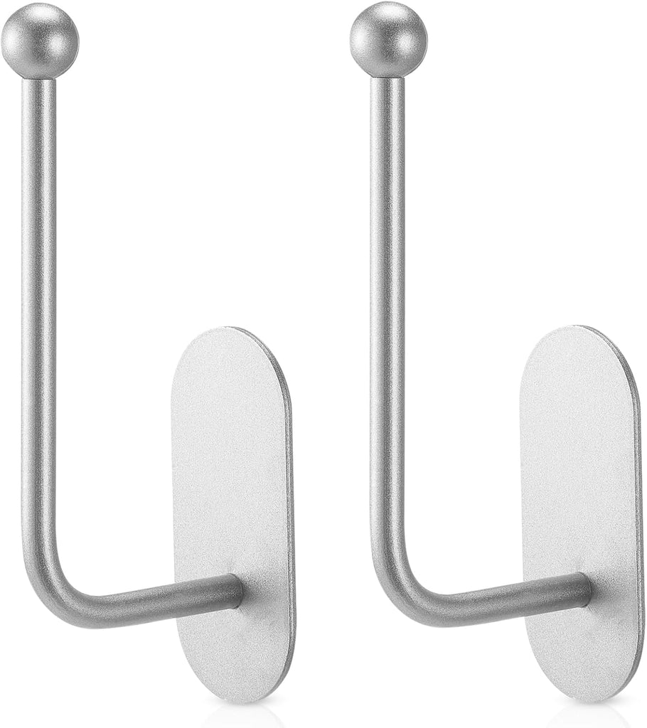 2 Pcs Adhesive Curtain Holdbacks No Drill Curtain Holdbacks Curtain Tie Backs Retro Window Hook for Drapes Home Decor