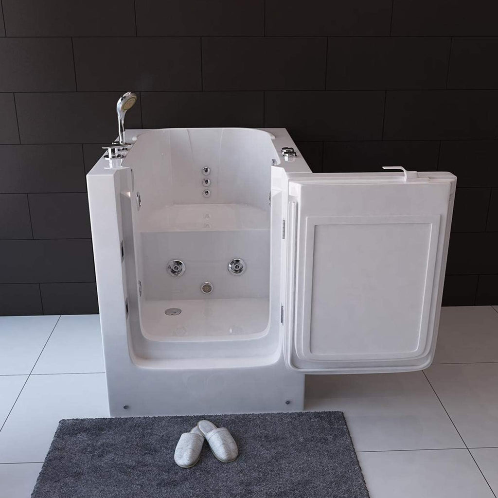 Whirlpool bathtub with door hydrotherapy Walk-in 36.5” x 32.5” 7 jets - Florida