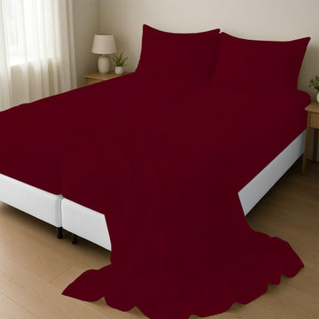 1000 Thread Count Split Sheet Set 5 Piece Split California King Sheets for Adjustable Beds 100% Egyptian Cotton 15"