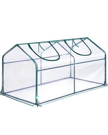 Mini Greenhouse for Indoor Outdoor, Portable Quick-Setup Tabletop