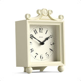 CLOCKS Parlour Mantel Clock | Small Classic Carriage Clock | Cream | Elegant Square Decorative case