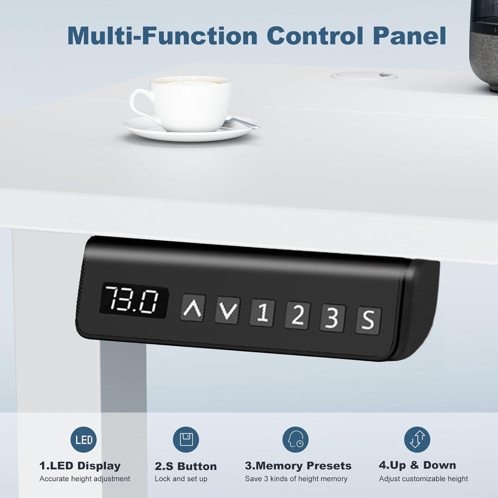 40 Inch Electric Standing Desk Height Adjustable