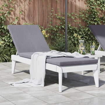 Adjustable Sun Lounger and Garden, Heavy Duty Polypropylene Reclining Outdoor Chaise Lounge with Jute Texture Finish