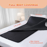 Infrared Sauna Blanket for Home, Low EMF Carbon Crystal Heating, Portable Dry Sauna Bag for Relaxation, Detoxification