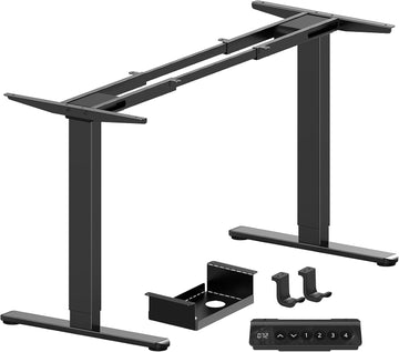 Dual Motor Standing Desk Frame for 44-90 inch Desktops, 264 lbs