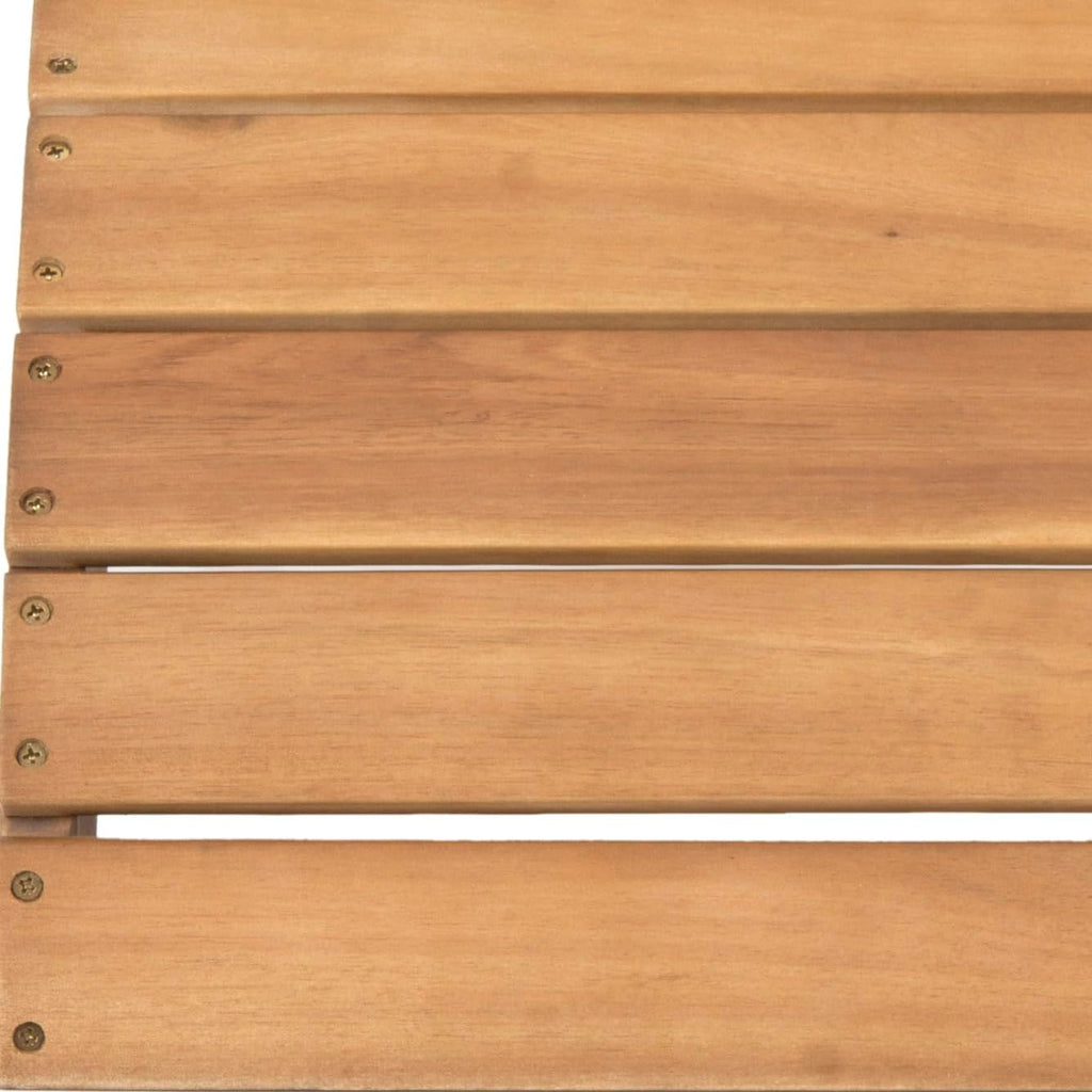 Patio Collection Hampton Adirondack Acacia Wood Ottoman