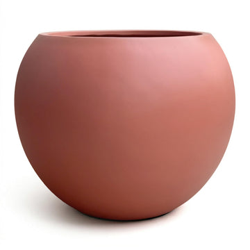 Mt Sherman Planter, Terracotta, Large 21.1" D x 16.7" H