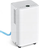 30Pints Dehumidifier with Drain Hose, Most Efficient Energy Star, 2,000 Sq.Ft Dehumidifier for Basement, 2L Tank 38dB