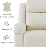 Watson & Whitely Genuine Leather Power Recliner Chairs for Adults