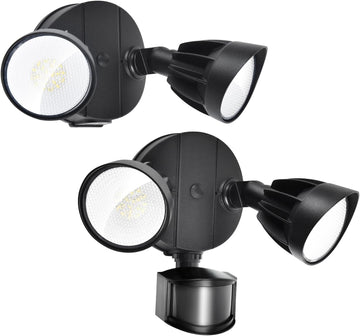 44W 3500/4200 lm LED Security Light Outdoor Motion Sensor/Dusk to Dawn, 5000K Daylight Flood Light, Waterproof, Dusk