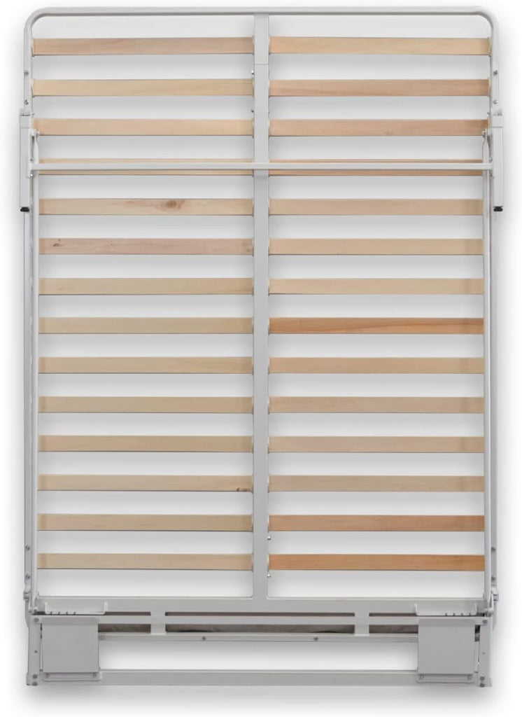 Murphy Bed Frame (Queen) Vertical Wallbed, Powder-Coated Steel Frame for Folding Cabinet, Pull-Out Bed, Hidden