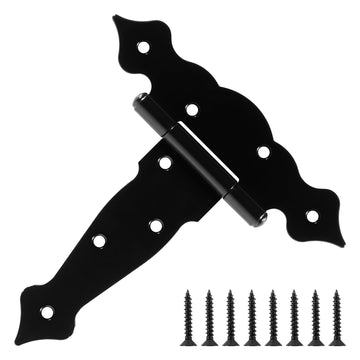 Gate Hinges Heavy Duty 6 Inch 4 Pack T Strap Garden Shed Doors