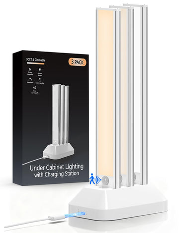 Under Cabinet Lighting with Charging Station, 12inch