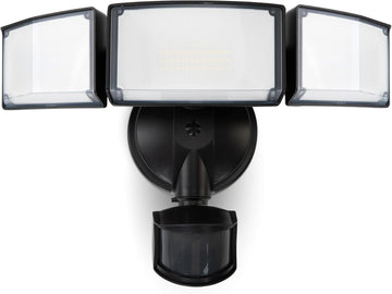 72W 7500LM LED Security Lights Motion Sensor Light Outdoor, 5000K Daylight, IP65 Waterproof, Dusk to Dawn, 3-Head