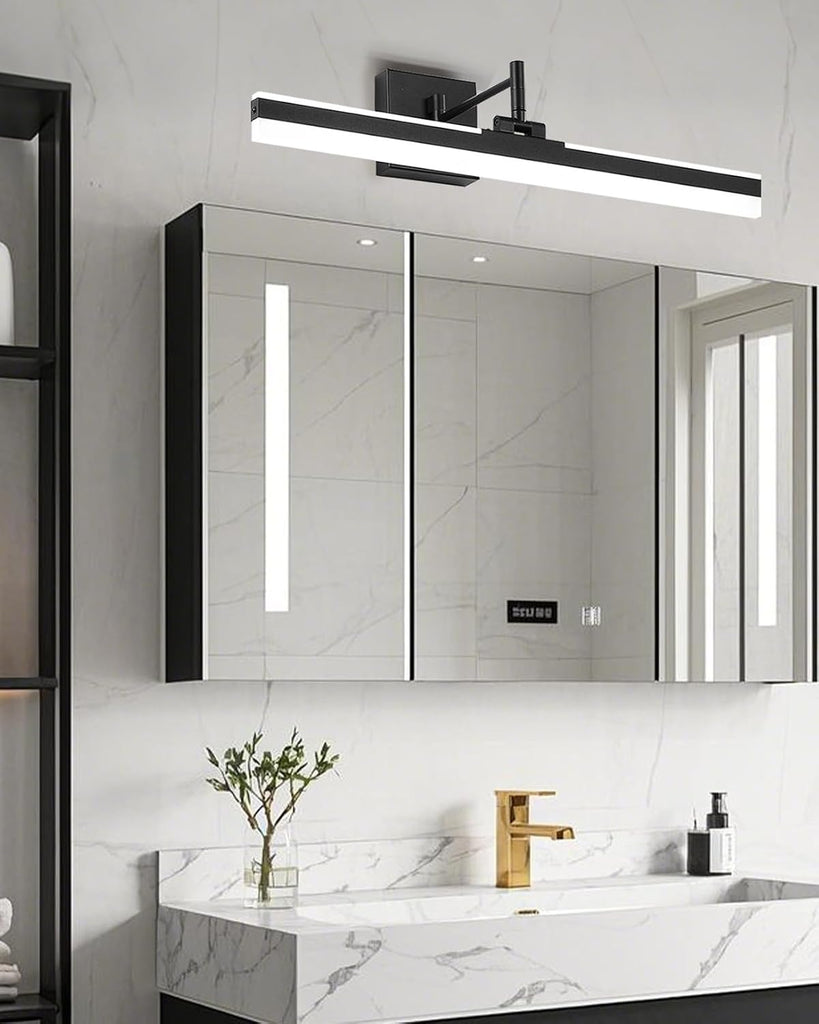 Modern LED Vanity Light,23.6'' Adjustable & Rotatable Bathroom Light Fixture Above Mirror, Wall Sconce,ETL, Black