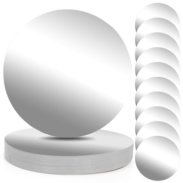Disposable Paper Charger Plate, 13" Round Placemats for Dinner Plate, Wedding, Birthday Party Decor (sliver)