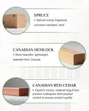 Customize Outdoor Barrel Sauna Rooms,2-10 Person Canadian Cedar Steam Barrel Saunas,Customization of Size, Color