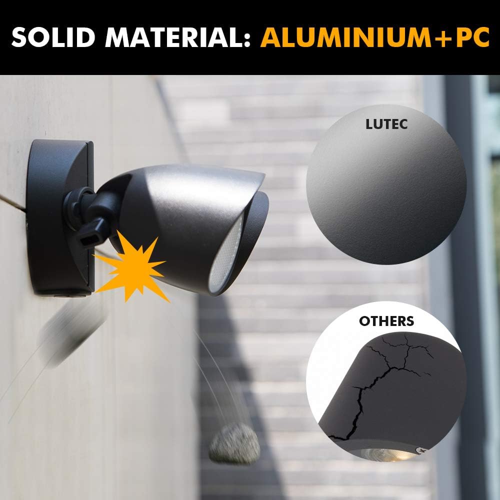 6222B-D2D 3500 Lumen 32 Watt Dusk to Dawn Dual-Head Flood Light Outdoor Waterproof Exterior Security Floodlight