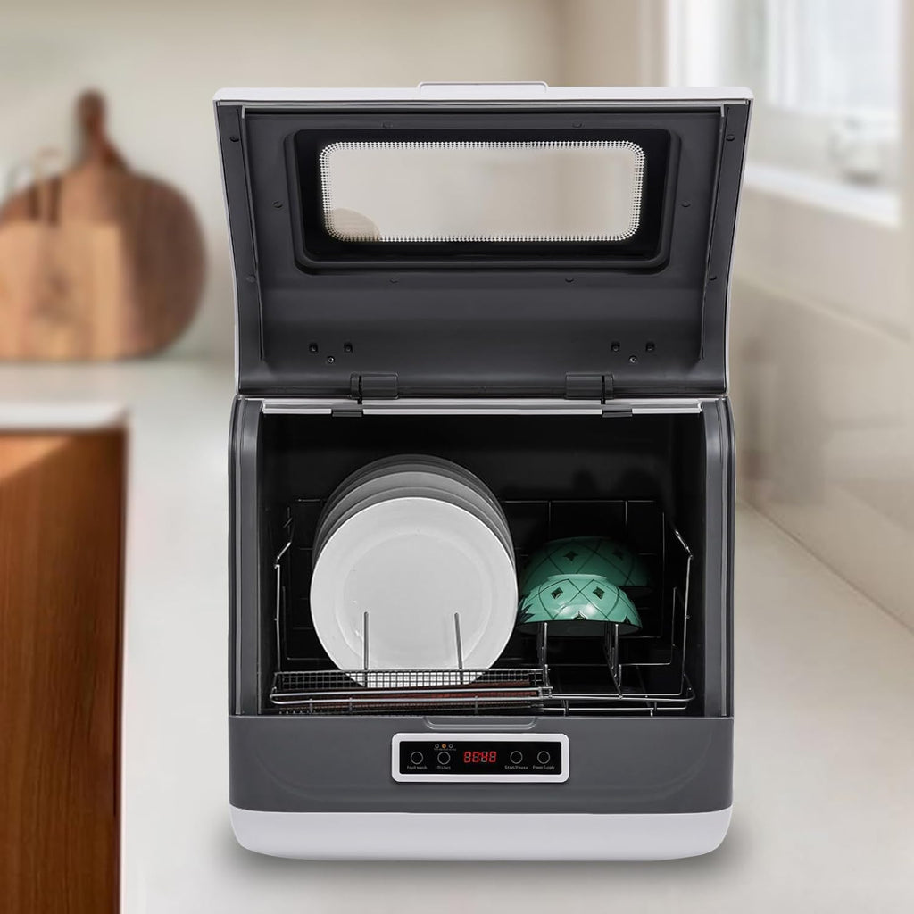 Countertop Dishwasher Portable Mini Dishwasher Countertop 800W Compact Dishwashers Automatic Portable Mini Dishwasher
