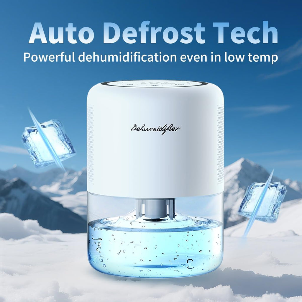 44oz(1.3L) Small Dehumidifier for Home Auto