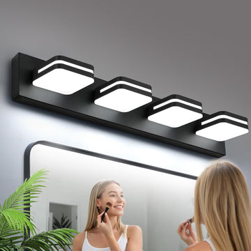 360° Rotate LED Bathroom Vanity Light Fixtures, Acrylic Vanity Lights , Modern Wall Lighting Fixtures Over Mirror