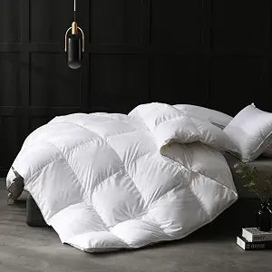 Summer Duvet Insert Oversized King,Down Feather Fibers Comforter