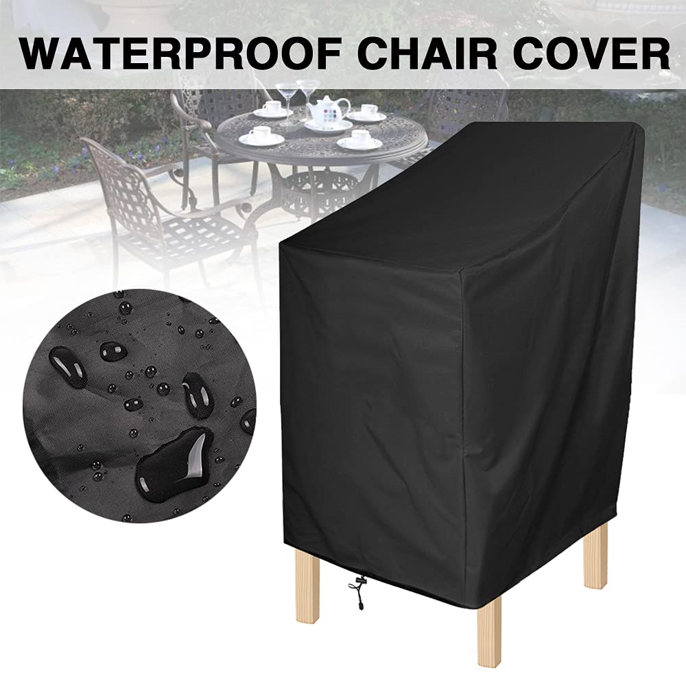 Stackable Outdoor, 27"L x 27"W x 49"H, 4 Pack
