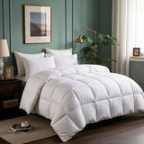 Goose Feathers Down Fiber Comforter King Duvet Insert,100% Cotton